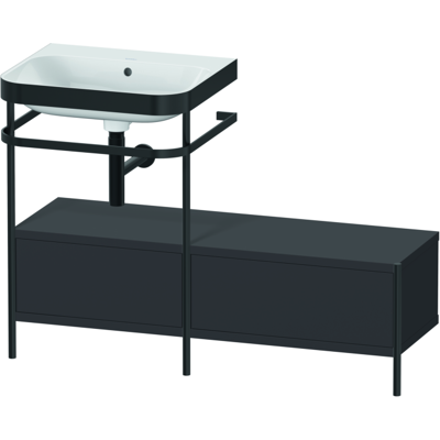 Duravit Happy D.2 Plus C-Bonded Set mit Metallkonsole - 120x49cm Duravit Happy D.2 Plus C-Bonded Set mit Metallkonsole - 120x49cm