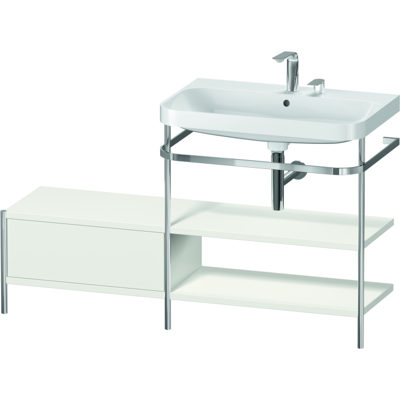 Duravit HP4847E3939 C-förmiger Waschtisch-Set - Nordic Weiß Duravit HP4847E3939 C-förmiger Waschtisch-Set - Nordic Weiß