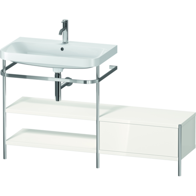 Duravit C-Form Waschtisch - Weiß Hochglanz Badezimmerwaschbecken mit Schublade Duravit C-Form Waschtisch - Weiß Hochglanz Badezimmerwaschbecken mit Schublade