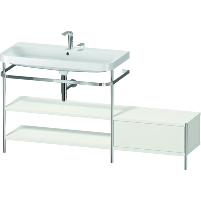 Duravit Happy D.2 Plus C-Form Waschplatz-Set - Nordic Weiß Duravit Happy D.2 Plus C-Form Waschplatz-Set - Nordic Weiß
