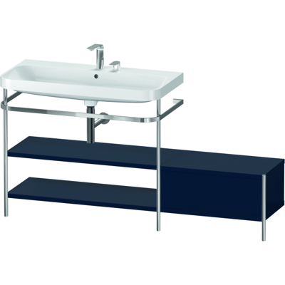 Duravit Nachtblau C-förmiger Waschtisch mit 2 Hahnlöchern - Badezimmermöbel Duravit Nachtblau C-förmiger Waschtisch mit 2 Hahnlöchern - Badezimmermöbel