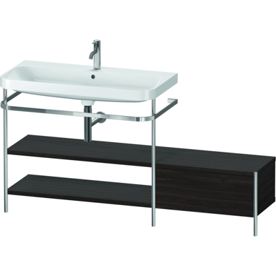 Duravit Happy D.2 Plus Nussbaum gebürstet C-förmiges Set - Waschtischunterschrank Duravit Happy D.2 Plus Nussbaum gebürstet C-förmiges Set - Waschtischunterschrank