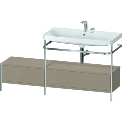 Duravit Happy D.2 Plus C-Form Waschtisch mit 2 Schubladen - 160x49cm Duravit Happy D.2 Plus C-Form Waschtisch mit 2 Schubladen - 160x49cm