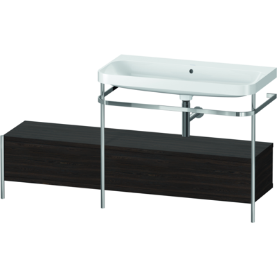 Duravit Happy D.2 Plus C-förmiger Set mit Metallkonsole - Badmöbel Duravit Happy D.2 Plus C-förmiger Set mit Metallkonsole - Badmöbel