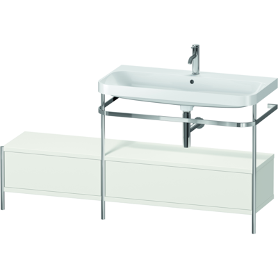 Duravit Happy D.2 Plus C-Form Badmöbel-Set mit Metallkonsole - Badezimmermöbel Duravit Happy D.2 Plus C-Form Badmöbel-Set mit Metallkonsole - Badezimmermöbel