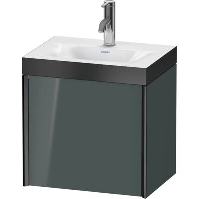 Duravit Xviu C-Bonded Set Wandhängend, Dolomiti Grau Hochglanz - Waschtisch-Set Duravit Xviu C-Bonded Set Wandhängend, Dolomiti Grau Hochglanz - Waschtisch-Set
