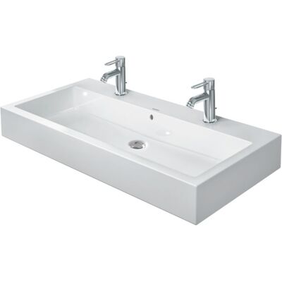 Duravit Vero Waschbecken 1000mm Weiß - Rechteckig, Überlauf, Wandmontage Duravit Vero Waschbecken 1000mm Weiß - Rechteckig, Überlauf, Wandmontage