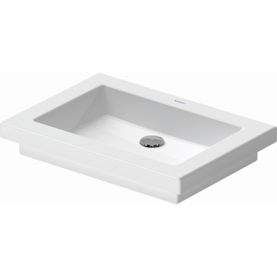Duravit 2. Stock Rechteckwaschbecken - Keramik, Hochglanz Weiß Duravit 2. Stock Rechteckwaschbecken - Keramik, Hochglanz Weiß