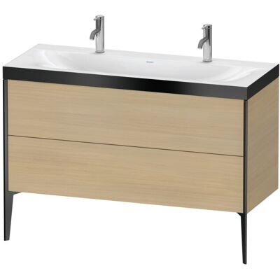 Duravit Xviu C-Bonded Set Doppelwaschtisch - 2 Schubladen, Kein Überlauf Duravit Xviu C-Bonded Set Doppelwaschtisch - 2 Schubladen, Kein Überlauf
