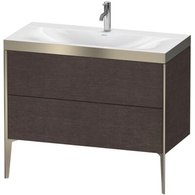 Duravit Dunkle Eiche c-bonded Set mit 2 Schubladen - Waschtisch Duravit Dunkle Eiche c-bonded Set mit 2 Schubladen - Waschtisch