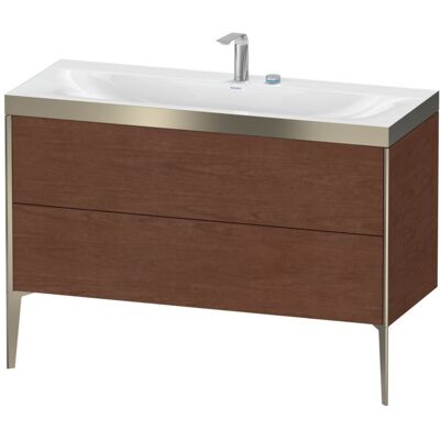 Duravit Xviu C-Bonded Set Badezimmerwaschtisch - Nussbaum, 1200x480 mm Duravit Xviu C-Bonded Set Badezimmerwaschtisch - Nussbaum, 1200x480 mm