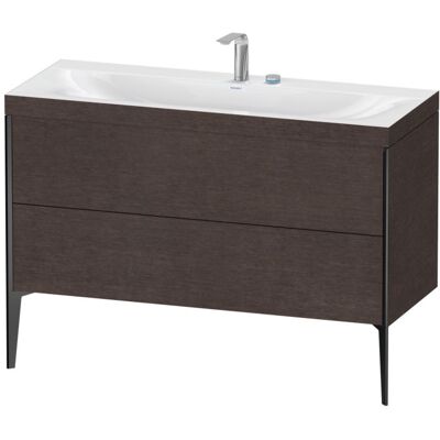 Duravit Xviu Dunkle Eiche Waschbecken-Set mit 2 Schubladen - Waschtisch Duravit Xviu Dunkle Eiche Waschbecken-Set mit 2 Schubladen - Waschtisch