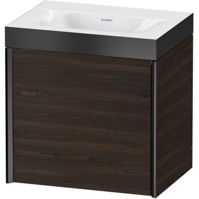 Duravit Nussbaum gebürstet Wandhängendes c-bonded Set Duravit Nussbaum gebürstet Wandhängendes c-bonded Set