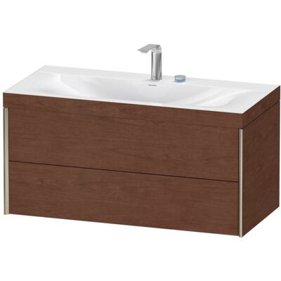 Duravit Xviu C-Bonded Wandhängendes Set - Amerikanischer Nussbaum Duravit Xviu C-Bonded Wandhängendes Set - Amerikanischer Nussbaum