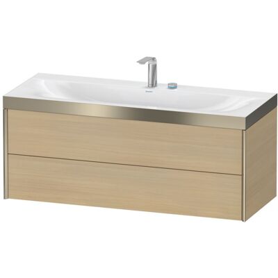 Duravit Wandhängendes Xviu C-Bonded Set - Mediterrane Eiche/Profil Champagner Duravit Wandhängendes Xviu C-Bonded Set - Mediterrane Eiche/Profil Champagner