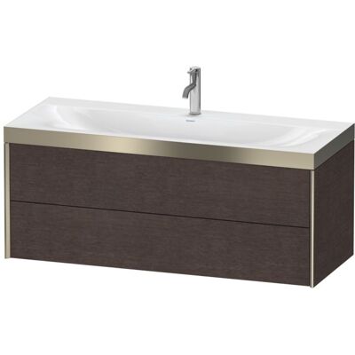 Duravit Xviu C-Bonded Set Wandhängend mit 2 Schubladen - Eiche dunkel gebürstet Duravit Xviu C-Bonded Set Wandhängend mit 2 Schubladen - Eiche dunkel gebürstet