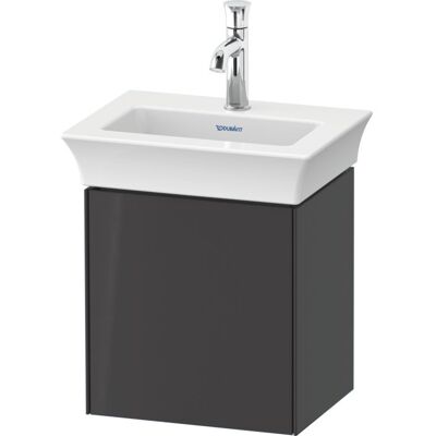 Duravit White Tulip Waschtisch-Unterschrank WT4240LH1H1 38,4 x 29,8 cm, Graphit Hochglanz, wandhängend, 1 Türe, links Duravit White Tulip Waschtisch-Unterschrank WT4240LH1H1 38,4 x 29,8 cm, Graphit Hochglanz, wandhängend, 1 Türe, links