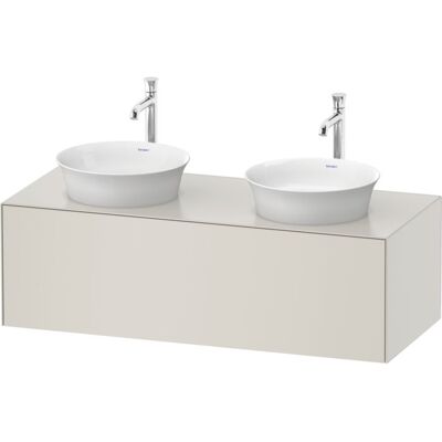 Duravit White Tulip Waschtischunterbau - 130x40.8 cm - Grifflos - Nordic Weiß Seidenmatt Duravit White Tulip Waschtischunterbau - 130x40.8 cm - Grifflos - Nordic Weiß Seidenmatt