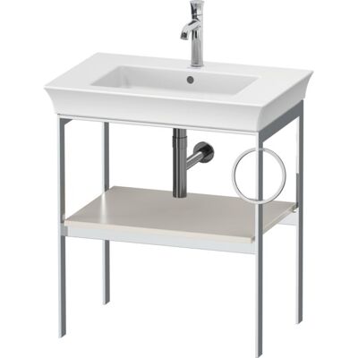 Duravit White Tulip Metallkonsole mit Handtuchhalter - Badezimmermöbel Duravit White Tulip Metallkonsole mit Handtuchhalter - Badezimmermöbel