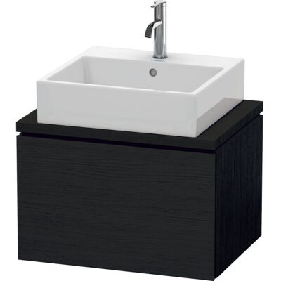 Duravit L-Cube Wandhängender Eiche Schwarz Matt Waschtischunterschrank - Waschtischunterschrank Duravit L-Cube Wandhängender Eiche Schwarz Matt Waschtischunterschrank - Waschtischunterschrank