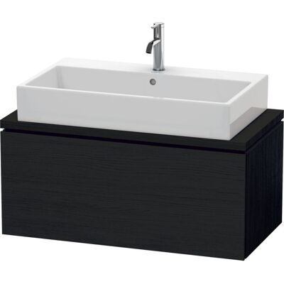 Duravit L-Cube wandhängender Waschtischunterschrank - Schwarz Eiche - Kompakt Duravit L-Cube wandhängender Waschtischunterschrank - Schwarz Eiche - Kompakt