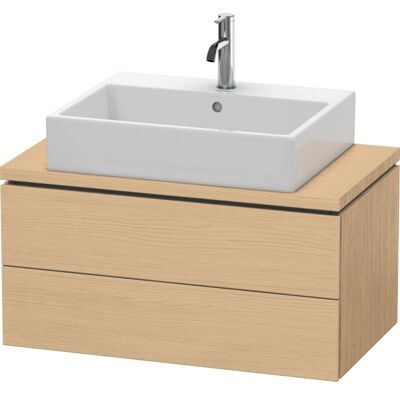 Duravit L-Cube Waschtischunterbau - Eiche Natur - Compact - Waschtischunterbau Duravit L-Cube Waschtischunterbau - Eiche Natur - Compact - Waschtischunterbau