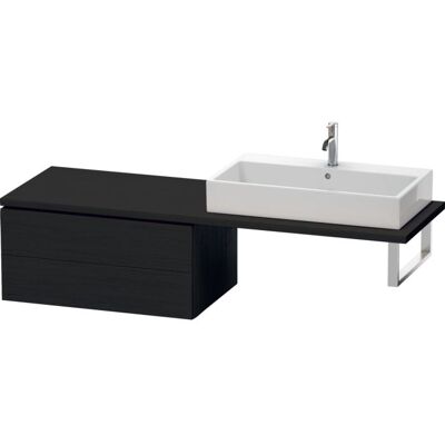 Duravit L-Cube Unterschrank für Konsole - Eiche Schwarz Matt - 82x54,7 cm - Möbel Duravit L-Cube Unterschrank für Konsole - Eiche Schwarz Matt - 82x54,7 cm - Möbel