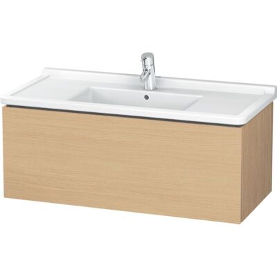 Duravit L-Cube Wandhängender Waschtischunterbau - Natur Eiche Matt Duravit L-Cube Wandhängender Waschtischunterbau - Natur Eiche Matt