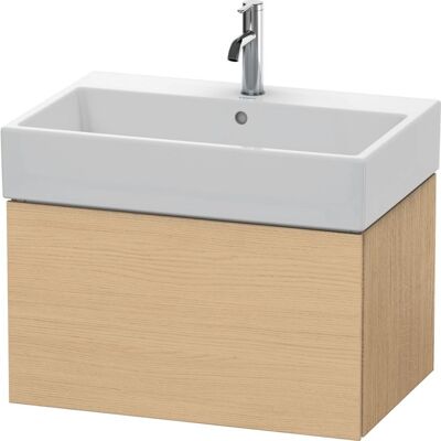 Duravit L-Cube Wandhängender Waschtischunterbau - Eiche Natur Duravit L-Cube Wandhängender Waschtischunterbau - Eiche Natur