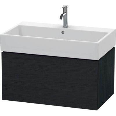 Duravit L-Cube Wandhängender Waschtischunterbau - Eiche Schwarz Matt - 78x45cm Duravit L-Cube Wandhängender Waschtischunterbau - Eiche Schwarz Matt - 78x45cm