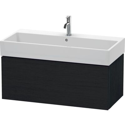 Duravit L-Cube Wandhängender Waschtisch-Unterschrank - Eiche Schwarz - 1 Schublade Duravit L-Cube Wandhängender Waschtisch-Unterschrank - Eiche Schwarz - 1 Schublade