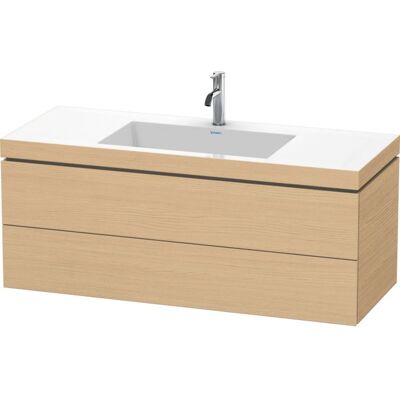Duravit L-Cube Wandwaschtisch - Eiche natur, 2 Schubladen Duravit L-Cube Wandwaschtisch - Eiche natur, 2 Schubladen