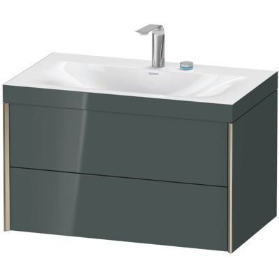 Duravit XViu C-Bonded Set Wandhängend - Grau Hochglanz Duravit XViu C-Bonded Set Wandhängend - Grau Hochglanz
