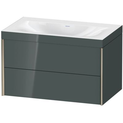 Duravit Xviu C-Bonded Set wandhängend Badezimmerwaschtisch - Grau Duravit Xviu C-Bonded Set wandhängend Badezimmerwaschtisch - Grau