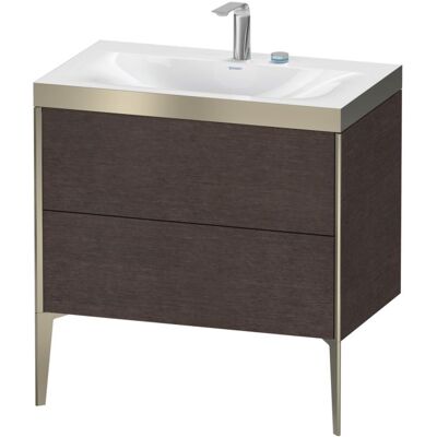 Duravit XViu Eiche dunkel gebürstet 2 Auszüge - Waschtisch Set Duravit XViu Eiche dunkel gebürstet 2 Auszüge - Waschtisch Set