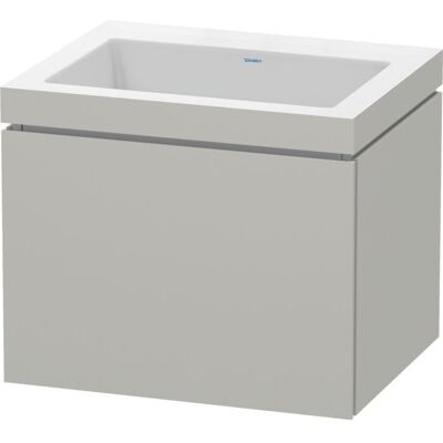 Duravit L-Cube Wandhängender Waschtisch-Unterschrank - Betongrau Matt Duravit L-Cube Wandhängender Waschtisch-Unterschrank - Betongrau Matt