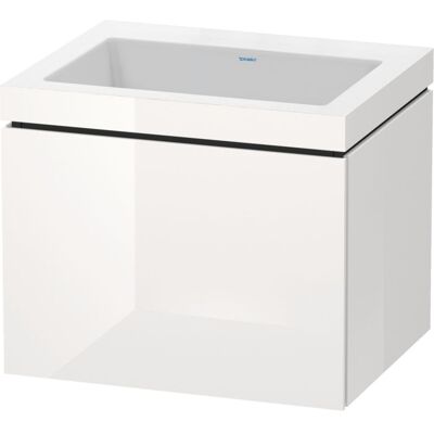 Duravit L-Cube Wandhängender Möbelwaschtisch - Weiß Hochglanz - 60x48 cm Duravit L-Cube Wandhängender Möbelwaschtisch - Weiß Hochglanz - 60x48 cm