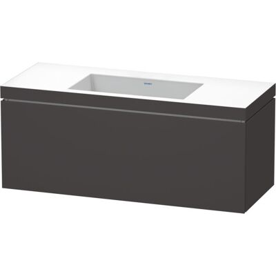 Duravit L-Cube Wandwaschtisch - Graphit Supermatt Duravit L-Cube Wandwaschtisch - Graphit Supermatt
