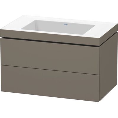 Duravit L-Cube Wandwaschtisch - Flanell Grau - Modernes Badezimmer Duravit L-Cube Wandwaschtisch - Flanell Grau - Modernes Badezimmer