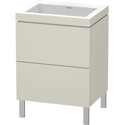 Duravit L-Cube Möbelwaschtisch - Modern, Taupe, 2 Auszüge - Waschtisch Duravit L-Cube Möbelwaschtisch - Modern, Taupe, 2 Auszüge - Waschtisch