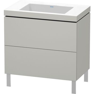 Duravit L-Cube Waschtisch-Unterschrank - Betong grau matt - 2 Auszüge Duravit L-Cube Waschtisch-Unterschrank - Betong grau matt - 2 Auszüge