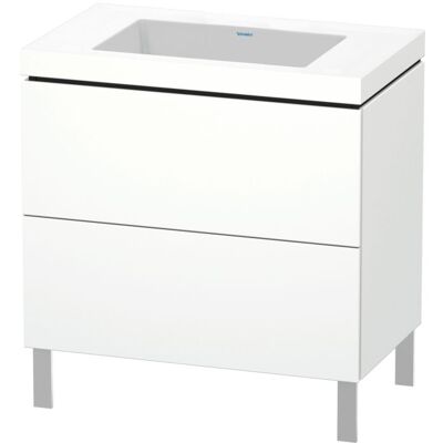 Duravit L-Cube Bodenwaschtisch - Modern, Weiß, 2 Schubladen Duravit L-Cube Bodenwaschtisch - Modern, Weiß, 2 Schubladen