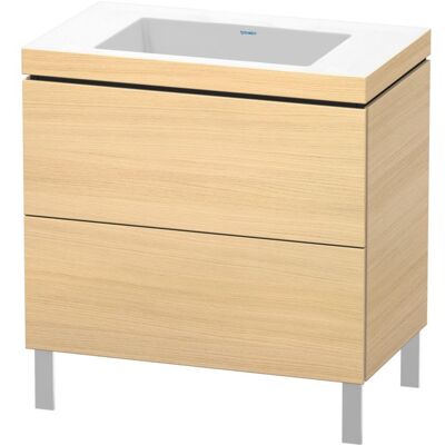 Duravit L-Cube Möbelwaschtisch - 80x48cm, 2 Auszüge, Mediterrane Eiche Duravit L-Cube Möbelwaschtisch - 80x48cm, 2 Auszüge, Mediterrane Eiche