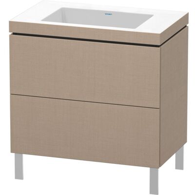 Duravit L-Cube Waschtisch-Unterschrank - Bodenstehend, 2 Schubladen, Leinen, Modell LC6937N7575 Duravit L-Cube Waschtisch-Unterschrank - Bodenstehend, 2 Schubladen, Leinen, Modell LC6937N7575