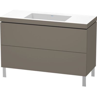 Duravit L-Cube Waschtisch - 2 Schubladen, Grau, Made in Germany Duravit L-Cube Waschtisch - 2 Schubladen, Grau, Made in Germany