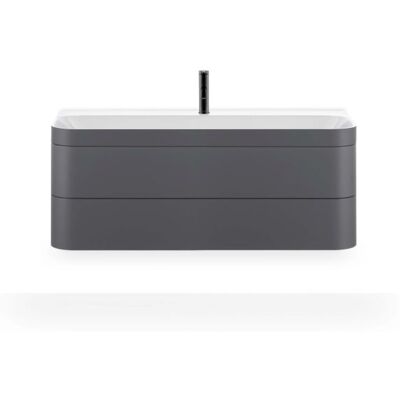 Duravit Wandhängendes Badezimmermöbel-Set - Happy D.2 Plus, Graphit, 117,5x49cm Duravit Wandhängendes Badezimmermöbel-Set - Happy D.2 Plus, Graphit, 117,5x49cm
