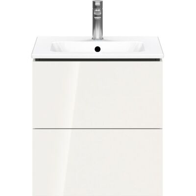 Duravit L-Cube Wandhängender Waschtischunterbau mit 2 Schubladen - Weiß Hochglanz Duravit L-Cube Wandhängender Waschtischunterbau mit 2 Schubladen - Weiß Hochglanz