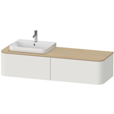 Duravit Wandhängender Waschtisch-Unterschrank - Nordic Weiß, 2 Auszüge, 1600mm Duravit Wandhängender Waschtisch-Unterschrank - Nordic Weiß, 2 Auszüge, 1600mm
