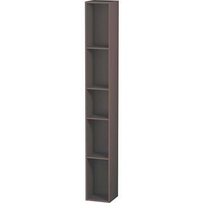 Duravit L-Cube Regalelement - Basalt Matt - 180x180x1400 mm - 5 Fächer Duravit L-Cube Regalelement - Basalt Matt - 180x180x1400 mm - 5 Fächer