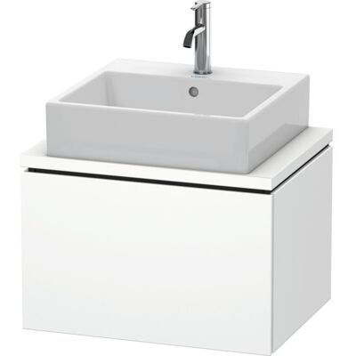 Duravit L-Cube Wandhängender Waschtischunterschrank, Weiß Matt, 62 x 47,7 cm - Waschtisch Unterschrank Duravit L-Cube Wandhängender Waschtischunterschrank, Weiß Matt, 62 x 47,7 cm - Waschtisch Unterschrank